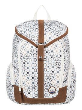 roxy, Ready To Win 20L - Medium Backpack, MARSHMALLOW LIBERIA (xyym) Ready To Win 20L - Medium Backpack ERJBP03539