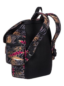 roxy, Free For Sun 17.5L Medium Backpack, ANTHRACITE JUNGLY FLOWERS (kvj9) Free For Sun 17.5L - Medium Backpack ERJBP03547