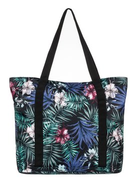 roxy, Other Side - Bolsa tote tamaño A3, ANTHRACITE SWIM BELHARRA FLOWE (kvj6) Other Side - A3 Tote Bag ERJBP03558