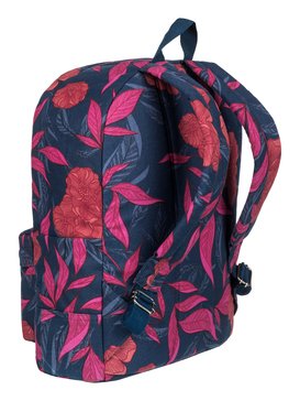 roxy, Sugar Canvas 16L Medium Backpack, DRESS BLUES HOJAS AMERICANO (btk7) SUGAR BABY CANVAS ERJBP03597