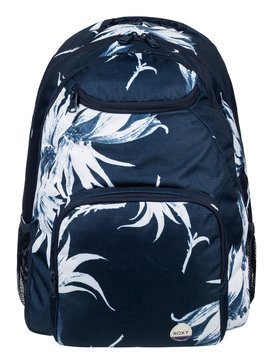 roxy, Shadow Swell 24L Medium Backpack, DRESS BLUE CADAQUES FLOWER (btk8) SHADOW SWELL ERJBP03601