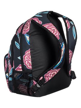 roxy, Shadow Swell 24L Medium Backpack, ANTHRACITE MEXICAN ROSES (kvj7) SHADOW SWELL ERJBP03601