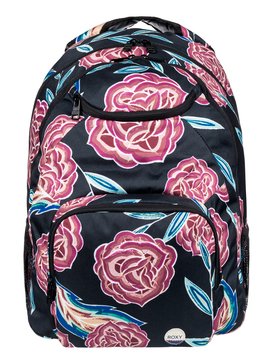 roxy, Shadow Swell 24L Medium Backpack, ANTHRACITE MEXICAN ROSES (kvj7) SHADOW SWELL ERJBP03601