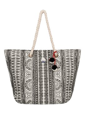 roxy, Sun Seeker - Sac de plage en paille, MARSHMALLOW SUN PYRAMID (wbt7) Sun Seeker - Straw Beach Bag ERJBT03050