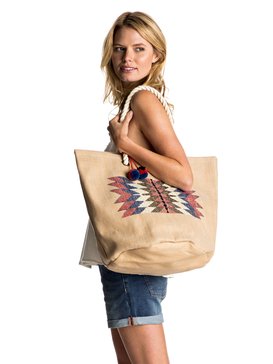roxy, Sun Seeker - Stroh-Strandtasche, NATURAL (yef0) Sun Seeker - Straw Beach Bag ERJBT03050