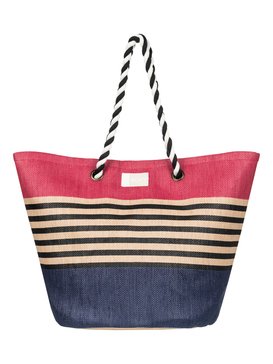 roxy, Sunseeker Straw Beach Bag, DEEP COBALT (bre0) Sunseeker - Straw Beach Bag ERJBT03084