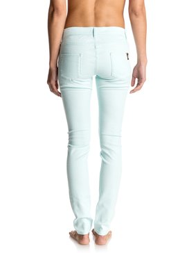 roxy, Suntrippers Color - Jean skinny, BLEACHED AQUA (bdr0) Suntrippers Color - Skinny Jeans ERJDP03142