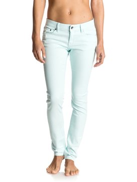 roxy, Suntrippers Color - Jean skinny, BLEACHED AQUA (bdr0) Suntrippers Color - Skinny Jeans ERJDP03142