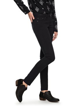 roxy, Suntrippers Colors - Jean skinny, TRUE BLACK (kvj0) Suntrippers Colors - Skinny Fit Jeans ERJDP03158
