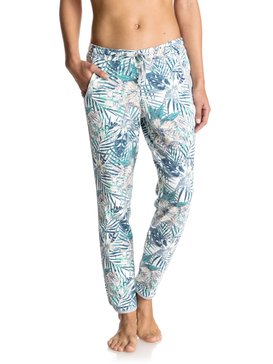 roxy, Hollow Dance Printed - Pantalon de survêtement imprimé, MARSHMALLOW BEYOND LOVE (wbt8) Hollow Dance Printed - Printed Joggers ERJFB03101