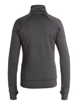 roxy, Glisten - Deuxième couche thermique zippée Polartec®, MID HEATHER GREY (sla0) Glisten - Polartec® Zip-Up Mid Layer ERJFT03303