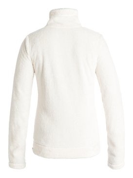 roxy, Eskimo - Veste en polaire à poils longs, EGRET (wbs0) Eskimo - Plush Fleece Jacket ERJFT03308
