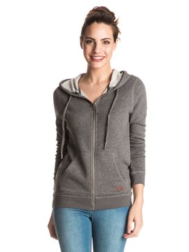 roxy, Signature - Kapuzenpulli mit Reißverschluss, CHARCOAL HEATHER (kpgh) Signature - Zip-Up Hoodie ERJFT03409