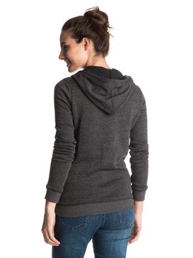 roxy, Signature Zip Up Hoodie, TRUE BLACK (kvj0) Signature - Zip-Up Hoodie ERJFT03409