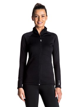 roxy, Dailyrun - Veste de sport zippée, ANTHRACITE (kvj0) Dailyrun - Track Jacket ERJFT03491