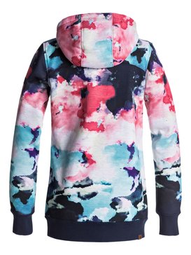 roxy, Frost - Sweat à capuche zippé matière sherpa, NEON GRAPEFRUIT_CLOUD NINE (nkn6) Frost - Zip-Up Sherpa Hoodie ERJFT03554