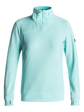 roxy, Drifted - Camiseta intermedia de Polartec® con cremallera corta, ARUBA BLUE (bfk0) Drifted - Polartec® Half-Zip Mid Layer ERJFT03558