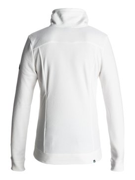 roxy, Drifted - Camiseta intermedia de Polartec® con cremallera corta, BRIGHT WHITE (wbb0) Drifted - Polartec® Half-Zip Mid Layer ERJFT03558
