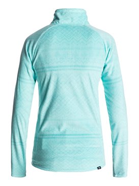 roxy, Cascade - Polaire à demi-zip, ARUBA BLUE_ASTA LAYER PRINT (bfk5) Cascade - Half-Zip Polar Fleece ERJFT03562