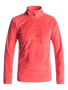 roxy, Cascade - Polaire à demi-zip, NEON GRAPEFRUIT_ASTA LAYER PRI (nkn4) Cascade - Half-Zip Polar Fleece ERJFT03562