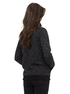 roxy, Sandy Dreams - Sweatshirt mit überlappendem Kragen, CHARCOAL HEATHER (kpgh) Sandy Dreams - Wrap Collar Sweatshirt ERJFT03609