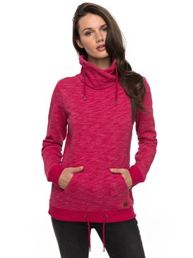 roxy, Sandy Dreams - Sweatshirt mit überlappendem Kragen, PERSIAN RED HEATHER (mqwh) Sandy Dreams - Wrap Collar Sweatshirt ERJFT03609