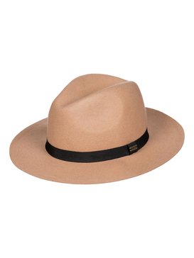 roxy, Little Ma Fedora, BLEACHED SAND (ter0) Little Ma - Fedora ERJHA03056