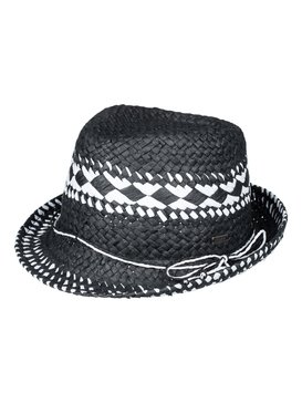 roxy, Big Swell Straw Fedora, DARK MIDNIGHT (kry0) Big Swell - Straw Fedora ERJHA03084