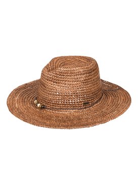roxy, Cantina Straw Fedora, LARK (tjz0) Cantina - Raffia Fedora ERJHA03113
