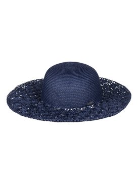 roxy, Facing The Sun Straw Hat, BLUE PRINT (bsq0) Facing The Sun - Straw Sun Hat ERJHA03126