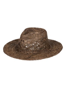 roxy, Cantina Straw Hat, BROWN (ctk0) Cantina - Straw Hat ERJHA03166