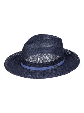 roxy, In The Sunshine Straw Fedora, CAPTAINS BLUE (bme0) In The Sunshine - Straw Fedora ERJHA03216