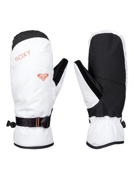 roxy, ROXY Jetty Solid - Moufles de snow, BRIGHT WHITE (wbb0) ROXY Jetty Solid - Snow Mittens ERJHN03043