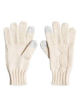 roxy, Stay Out - Gants compatibles écrans tactiles, ANGORA (tee0) Stay Out - Touch Screen Gloves ERJHN03044