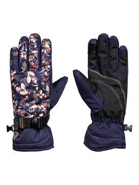 roxy, ROXY Jetty - Gants de snowboard/ski, PEACOAT_WATERLEAF (btn4) ROXY Jetty - Snowboard/Ski Gloves ERJHN03068