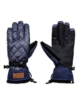 roxy, Merry Go Round - Gants de snowboard/ski, PEACOAT (btn0) Merry Go Round - Snowboard/Ski Gloves ERJHN03069