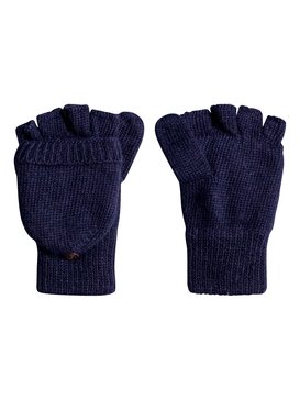 roxy, Torah Bright - Moufles en mailles convertibles en mitaines, PEACOAT (btn0) Torah Bright - Convertible Knitted Gloves/Mittens ERJHN03079
