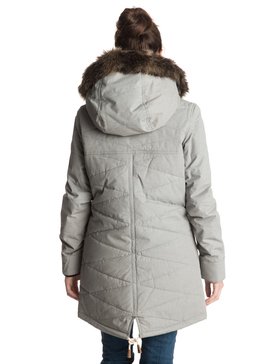 roxy, Tara - Parka technique matelassée, HERITAGE HEATHER (sgrh) Tara - Quilted Technical Parka ERJJK03122
