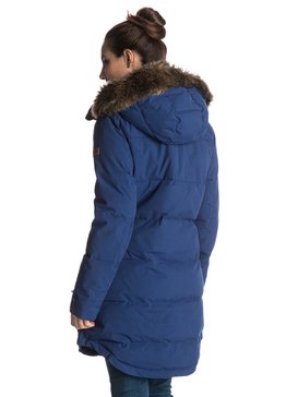 roxy, Ellie - Parka technique matelassée, BLUE PRINT (bsq0) Ellie - Quilted Technical Parka ERJJK03124