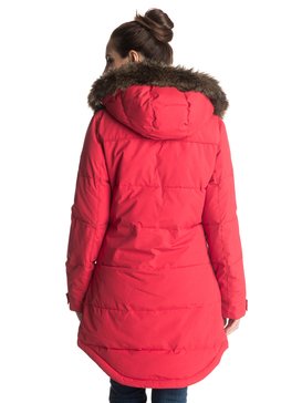 roxy, Ellie - Parka technique matelassée, SCARLET (rpn0) Ellie - Quilted Technical Parka ERJJK03124