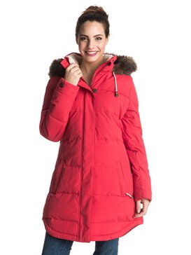 roxy, Ellie - Parka technique matelassée, SCARLET (rpn0) Ellie - Quilted Technical Parka ERJJK03124