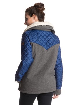 roxy, Loran - Veste technique matelassée, CHARCOAL HEATHER (kpgh) Loran - Quilted Technical Jacket ERJJK03125