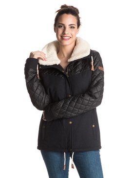 roxy, Loran - Veste technique matelassée, TRUE BLACK (kvj0) Loran - Quilted Technical Jacket ERJJK03125