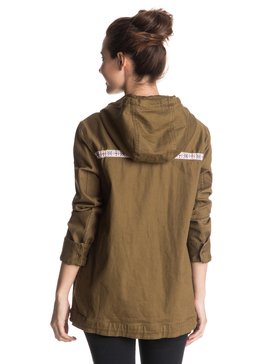 roxy, Gabis Port - Parka en sergé, MILITARY OLIVE (cqw0) Gabis Port - Twill Parka ERJJK03139