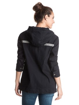 roxy, Gabis Port - Parka en sergé, TRUE BLACK (kvj0) Gabis Port - Twill Parka ERJJK03139