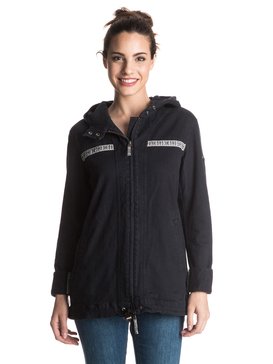 roxy, Gabis Port - Parka en sergé, TRUE BLACK (kvj0) Gabis Port - Twill Parka ERJJK03139