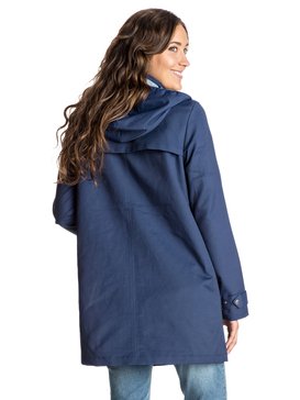 roxy, Gili Peak - Abrigo mac con capucha, BLUE DEPTHS (bta0) Gili Peak - Hooded Mac ERJJK03169