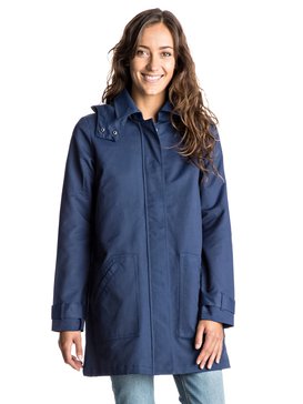 roxy, Gili Peak - Abrigo mac con capucha, BLUE DEPTHS (bta0) Gili Peak - Hooded Mac ERJJK03169