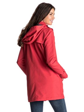 roxy, Gili Peak - Abrigo mac con capucha, HIBISCUS (rmz0) Gili Peak - Hooded Mac ERJJK03169