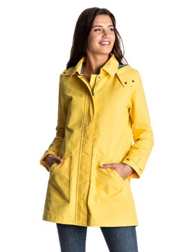 roxy, Gili Peak - Abrigo mac con capucha, BANANA CREAM (yfl0) Gili Peak - Hooded Mac ERJJK03169